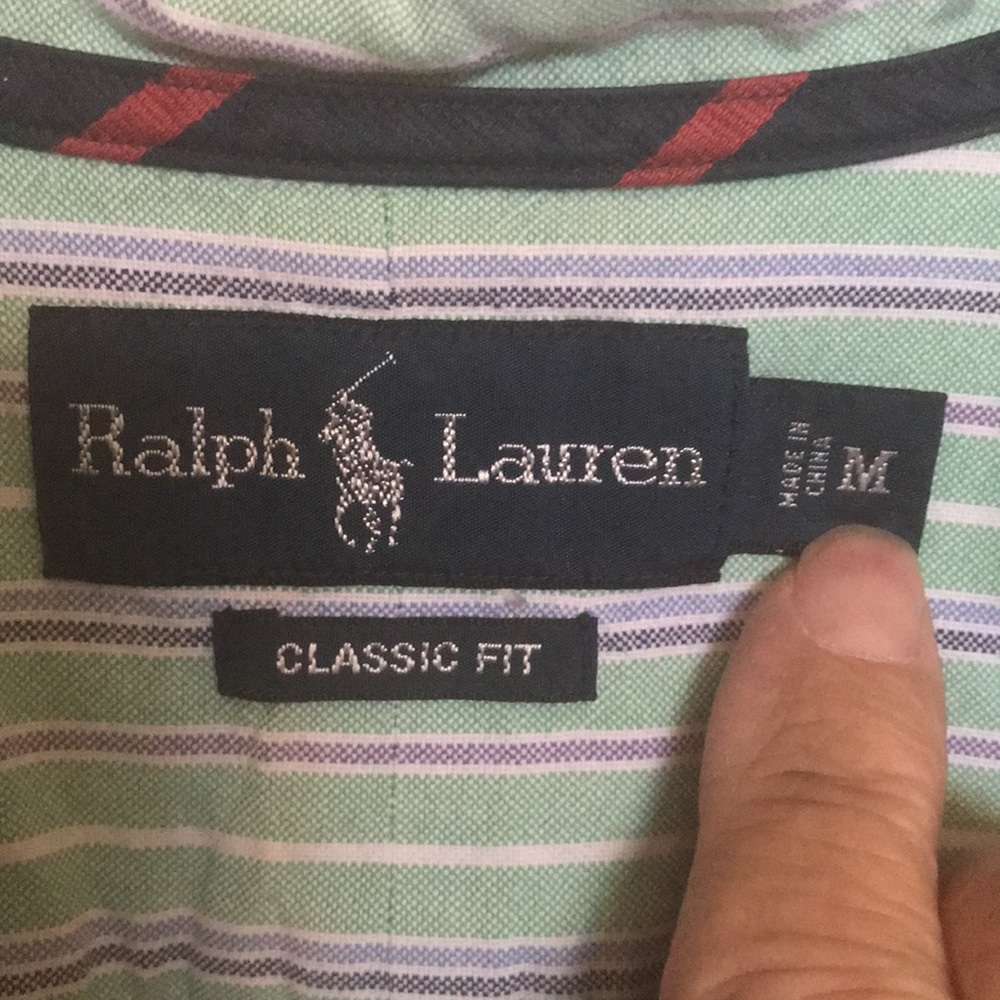 Polo Classic Button-Down Shirt Medium (Box28) - image 2